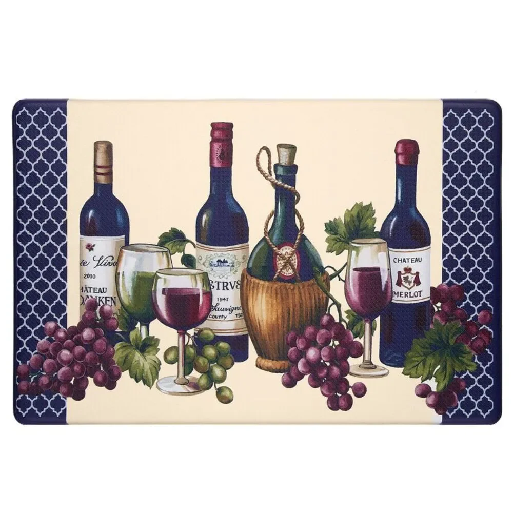 PowerSellerUSA Printed Anti Fatigue Mat, Non Slip Printed Textured Comfort